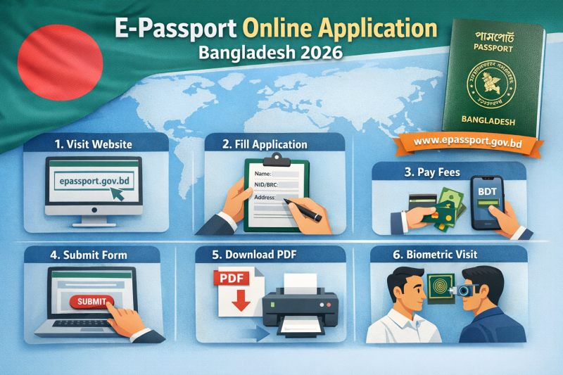E-Passport Online Application Form Bangladesh 2026